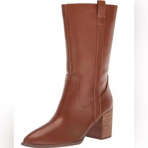DV Dolce Vita Tezza Block Heel Boots  -Tan-